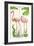 Flamingo Stroll 2-Mary Escobedo-Framed Art Print