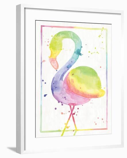 Flamingo Sunrise-Ashley Sta Teresa-Framed Art Print