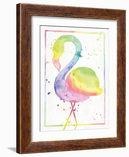 Flamingo Sunrise-Ashley Sta Teresa-Framed Art Print