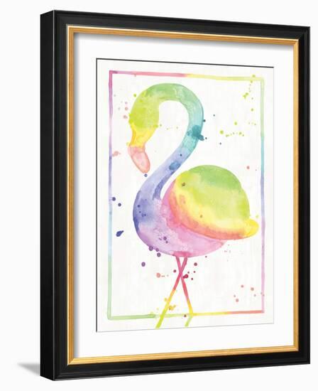 Flamingo Sunrise-Ashley Sta Teresa-Framed Art Print