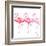 Flamingo Trio II-Tiffany Hakimipour-Framed Art Print