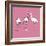 Flamingo Trio-Sandra Jacobs-Framed Giclee Print