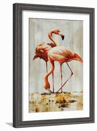 Flamingo V-Sydney Edmunds-Framed Giclee Print