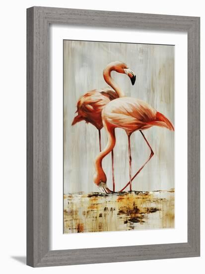 Flamingo V-Sydney Edmunds-Framed Giclee Print