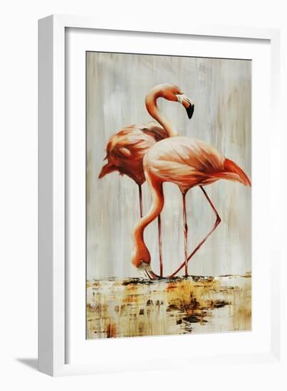 Flamingo V-Sydney Edmunds-Framed Giclee Print