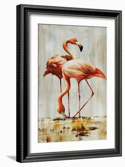 Flamingo V-Sydney Edmunds-Framed Giclee Print