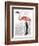 Flamingo with Kinky Boots-Fab Funky-Framed Art Print