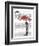 Flamingo with Kinky Boots-Fab Funky-Framed Art Print