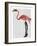 Flamingo with Kinky Boots-Fab Funky-Framed Art Print