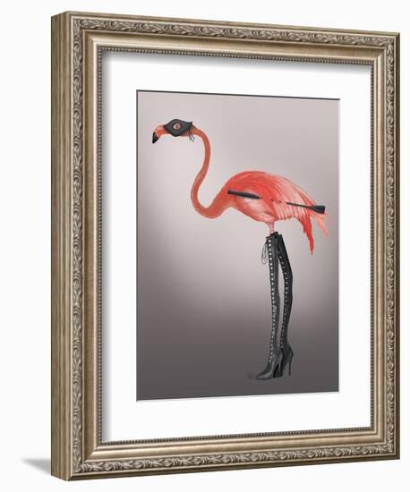 Flamingo with Kinky Boots-Fab Funky-Framed Premium Giclee Print