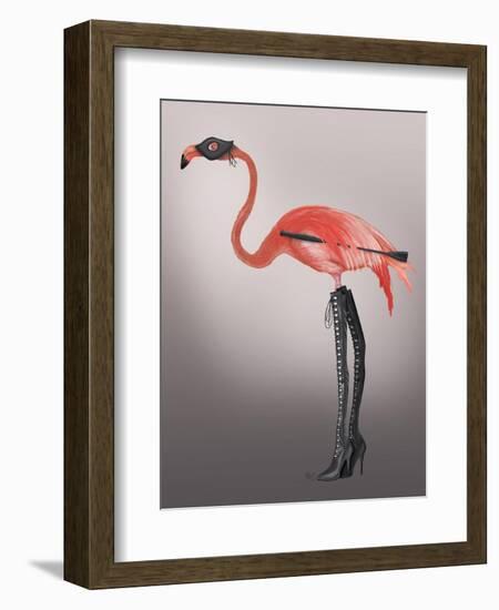 Flamingo with Kinky Boots-Fab Funky-Framed Premium Giclee Print