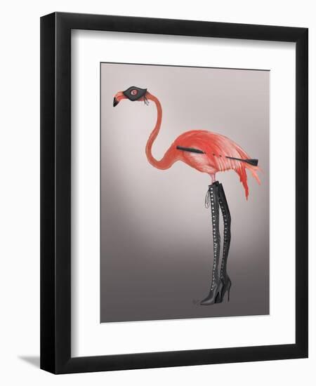 Flamingo with Kinky Boots-Fab Funky-Framed Premium Giclee Print