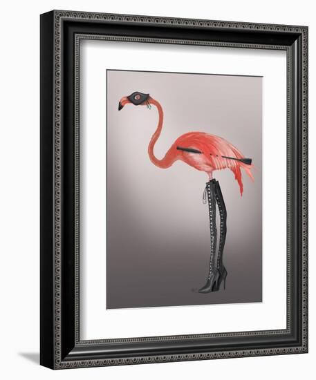 Flamingo with Kinky Boots-Fab Funky-Framed Premium Giclee Print