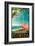 Flamingo-Chris Vest-Framed Art Print