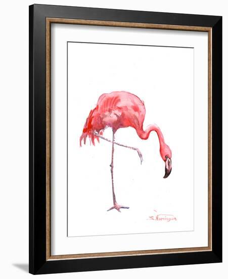 Flamingo-Suren Nersisyan-Framed Art Print