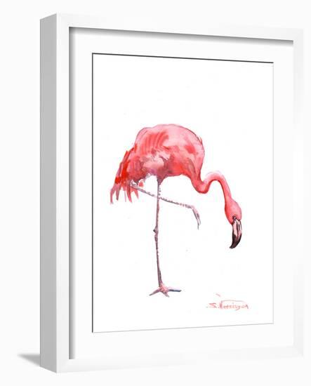 Flamingo-Suren Nersisyan-Framed Art Print