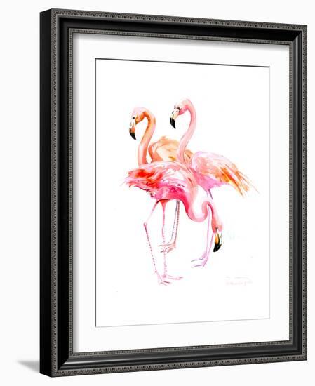 Flamingo-Suren Nersisyan-Framed Art Print