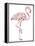 Flamingo-Louise Tate-Framed Premier Image Canvas