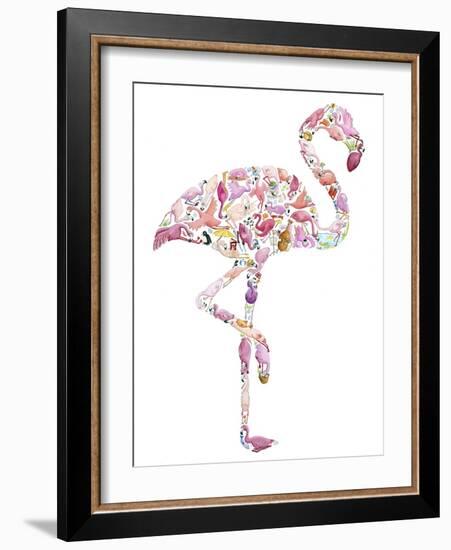 Flamingo-Louise Tate-Framed Giclee Print