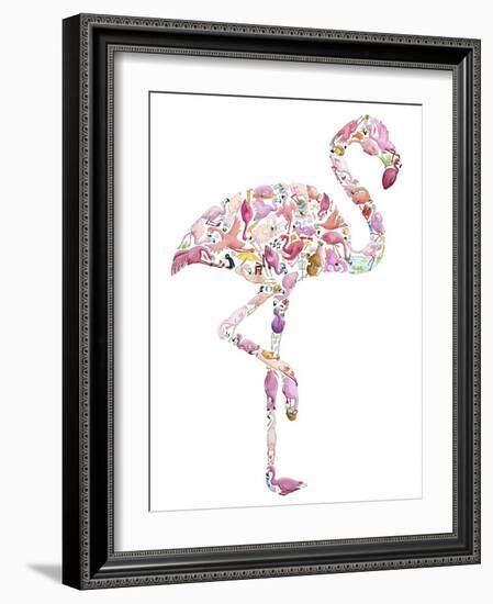 Flamingo-Louise Tate-Framed Giclee Print