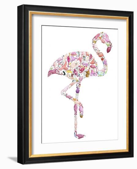 Flamingo-Louise Tate-Framed Giclee Print