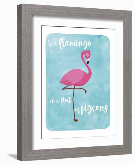 Flamingo-Erin Clark-Framed Giclee Print