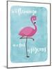 Flamingo-Erin Clark-Mounted Giclee Print