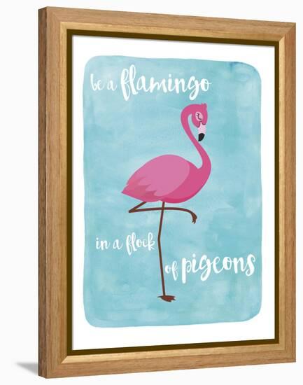 Flamingo-Erin Clark-Framed Premier Image Canvas