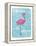 Flamingo-Erin Clark-Framed Premier Image Canvas