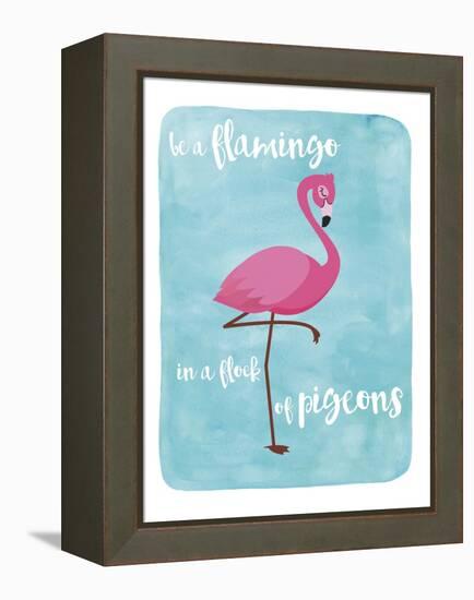 Flamingo-Erin Clark-Framed Premier Image Canvas