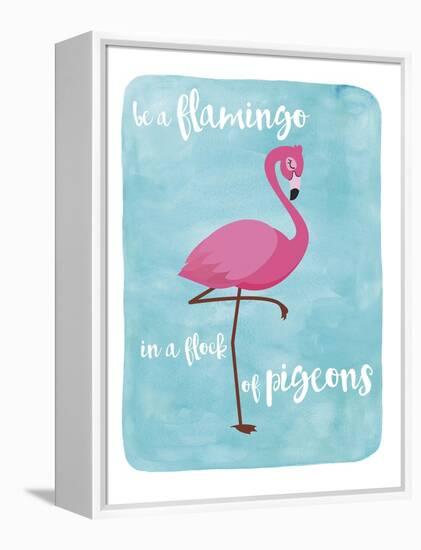 Flamingo-Erin Clark-Framed Premier Image Canvas