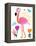 Flamingo-Jennifer McCully-Framed Stretched Canvas