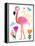 Flamingo-Jennifer McCully-Framed Stretched Canvas