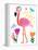 Flamingo-Jennifer McCully-Framed Stretched Canvas