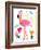 Flamingo-Jennifer McCully-Framed Art Print