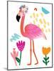 Flamingo-Jennifer McCully-Mounted Art Print