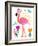 Flamingo-Jennifer McCully-Framed Art Print