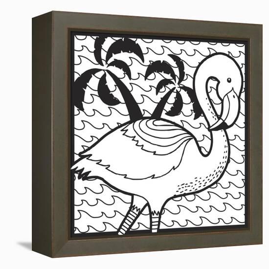 Flamingo-Hello Angel-Framed Premier Image Canvas