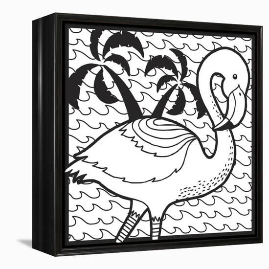 Flamingo-Hello Angel-Framed Premier Image Canvas
