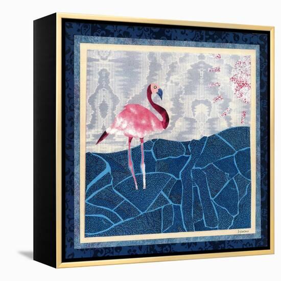 Flamingo-David Sheskin-Framed Premier Image Canvas