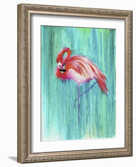 Flamingo-Michelle Faber-Framed Giclee Print