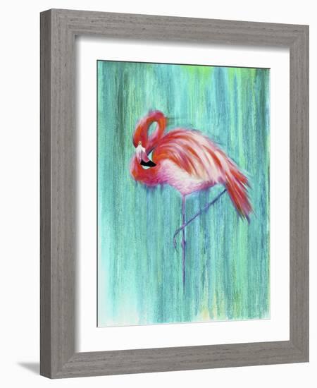 Flamingo-Michelle Faber-Framed Giclee Print