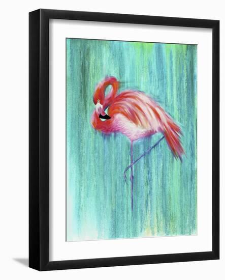 Flamingo-Michelle Faber-Framed Giclee Print