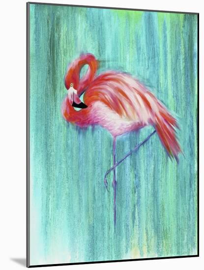 Flamingo-Michelle Faber-Mounted Giclee Print