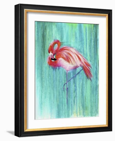 Flamingo-Michelle Faber-Framed Giclee Print