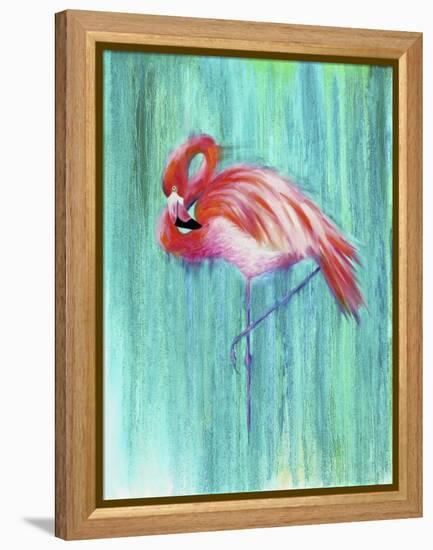 Flamingo-Michelle Faber-Framed Premier Image Canvas