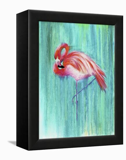 Flamingo-Michelle Faber-Framed Premier Image Canvas