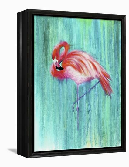 Flamingo-Michelle Faber-Framed Premier Image Canvas