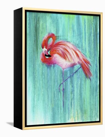 Flamingo-Michelle Faber-Framed Premier Image Canvas