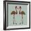 Flamingos Seafoam-Sharon Turner-Framed Art Print